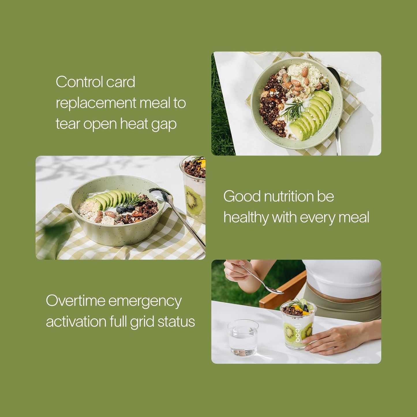 Explore Nutrient-Rich Fiboo Avocado Coconut Meal Replacement Shake - High Fiber, Protein Packed, No Added Sugar, 400g