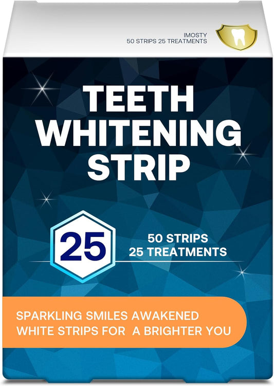 Achieve a Dazzling Smile with 60 Gentle Whitening Strips for Sensitive Teeth - Quick and Lasting Results in 7 Days