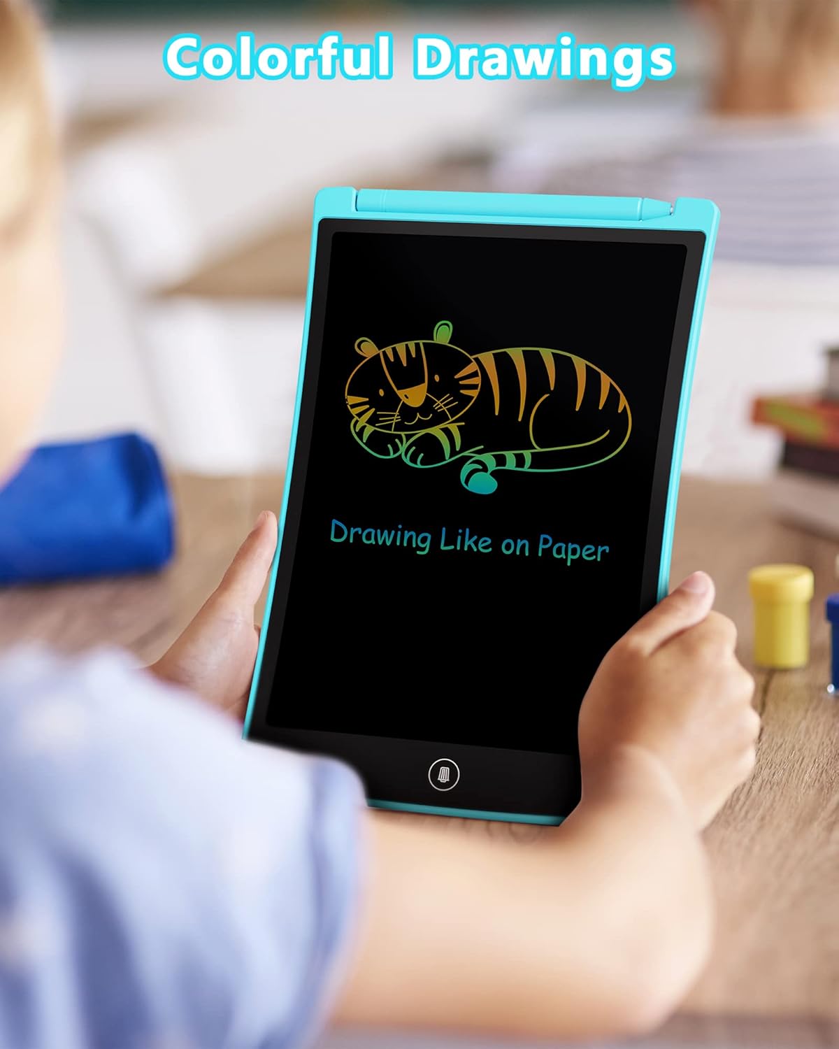 Colorful LCD Writing Tablet for Kids - Perfect for Drawing & Learning On the Go, Fits Easily in Any Bag