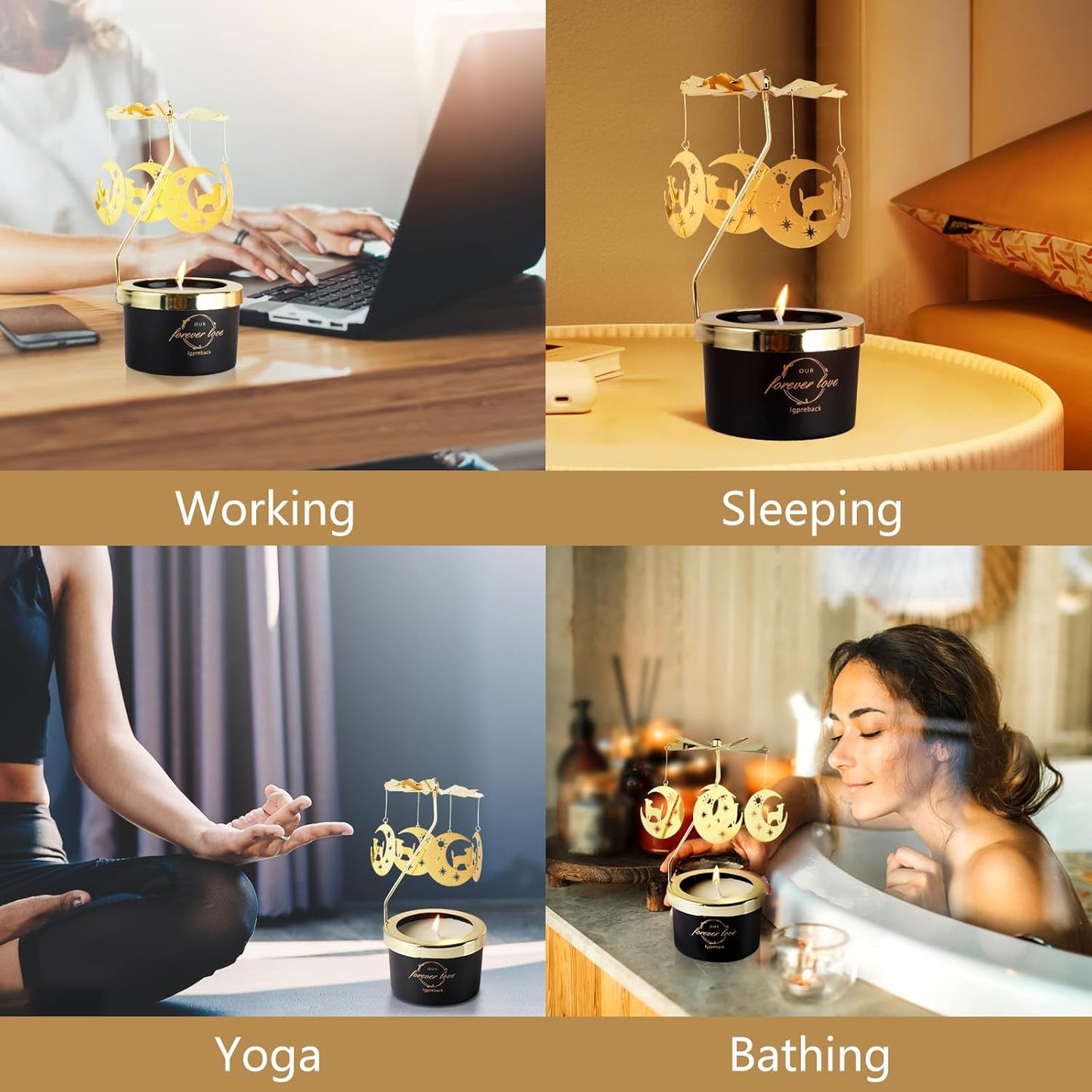 Unique Rotatable Scented Candle Gift Set for Special Occasions