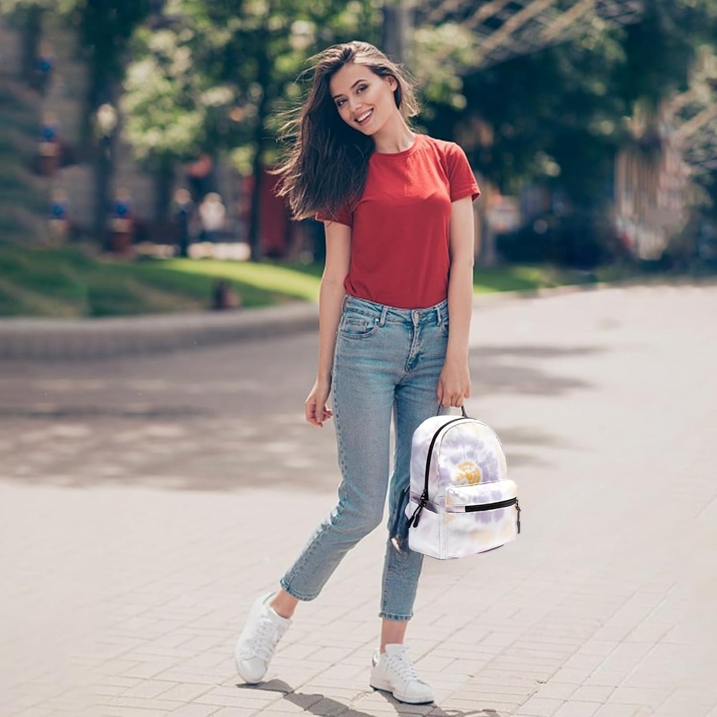 Lightweight Waterproof Mini Backpack for Kids and Women, Colorful Designs