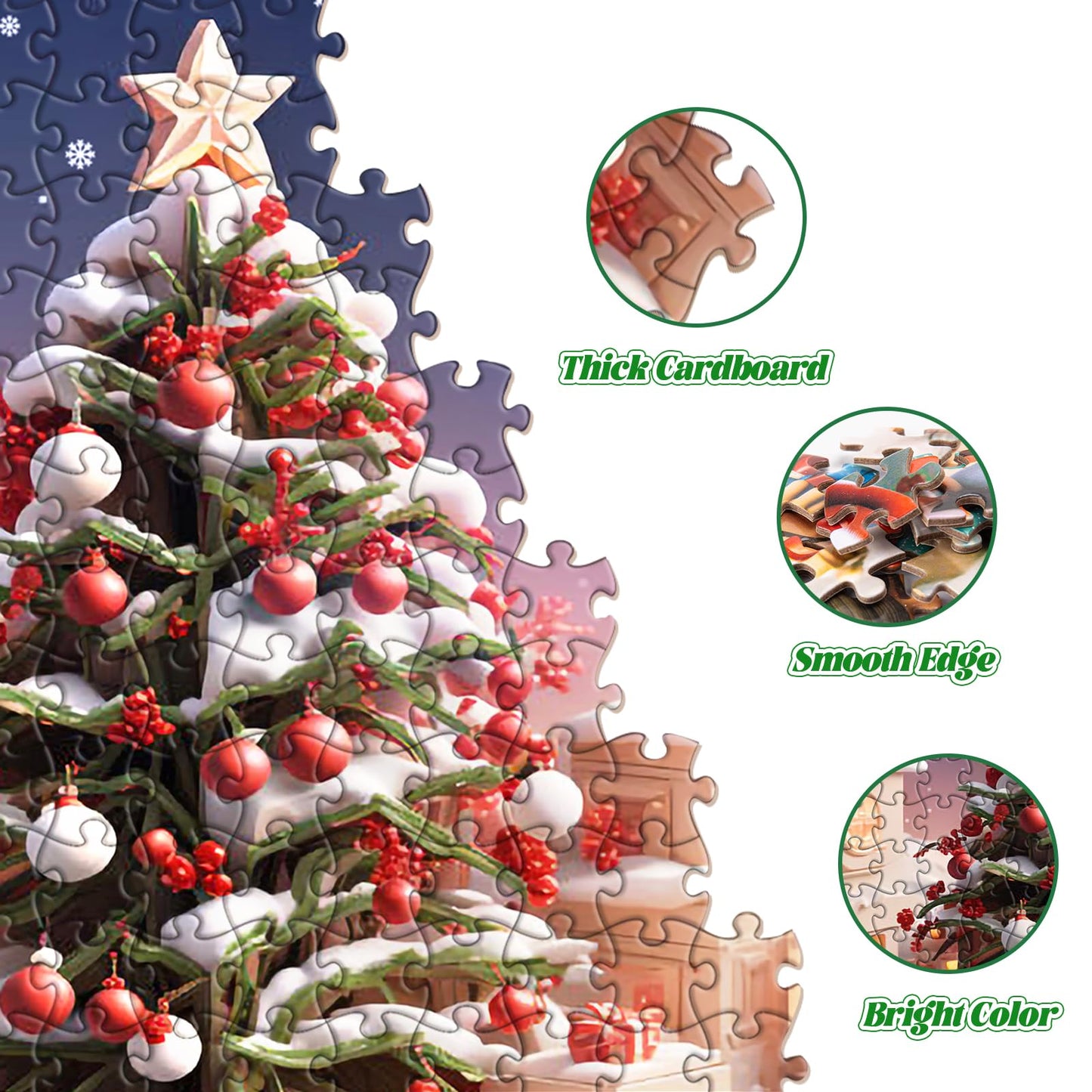 Christmas Advent Calendar Jigsaw Puzzle - Lake Scene - 1008 Pieces
