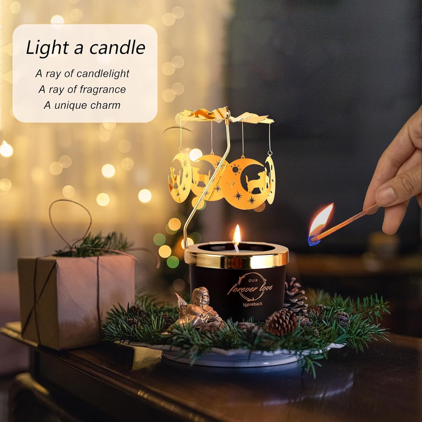 Unique Rotatable Scented Candle Gift Set for Special Occasions