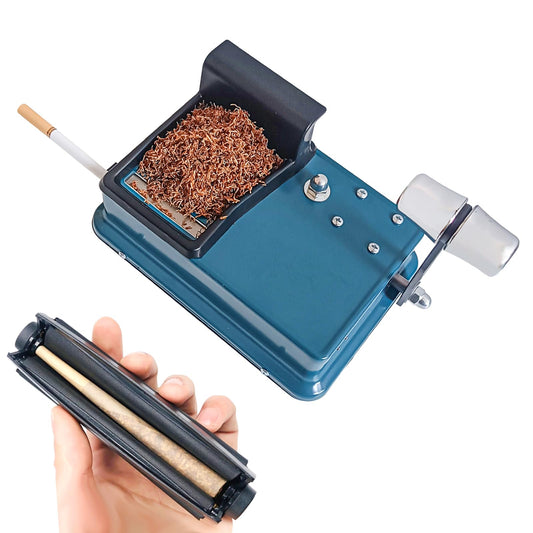 Manual Cigarette Rolling Machine for 0.31 in (8 mm) Tubes and 4.33 in (110 mm) Roller Kit