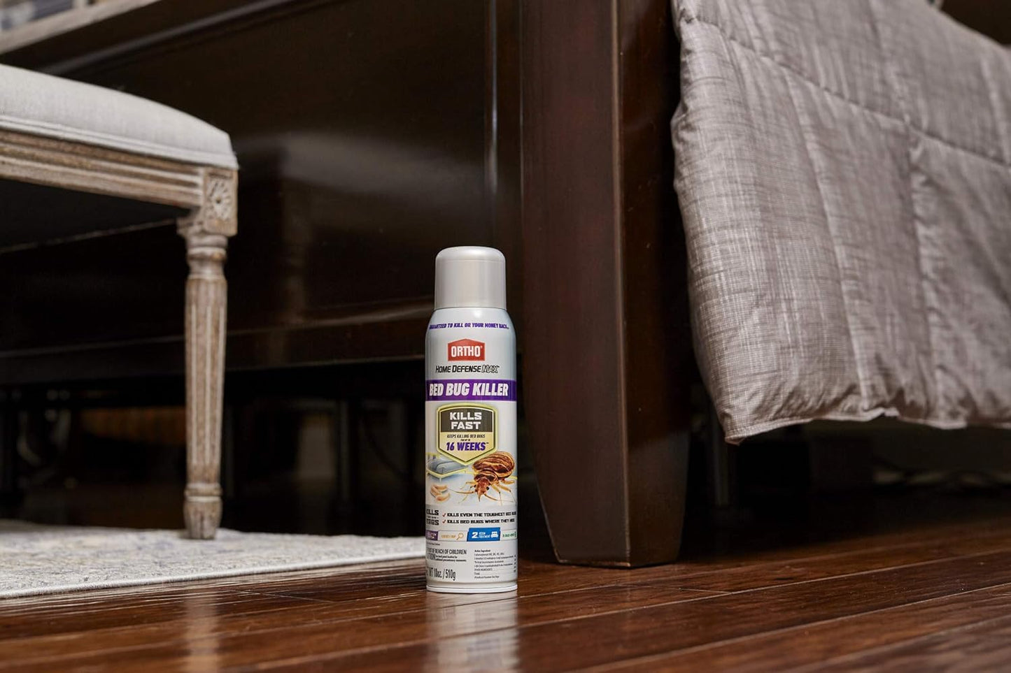 Ortho Home Defense Max Bed Bug Killer - Also Kills Fleas & Brown Dog Ticks, Spot Treatment, 18 oz