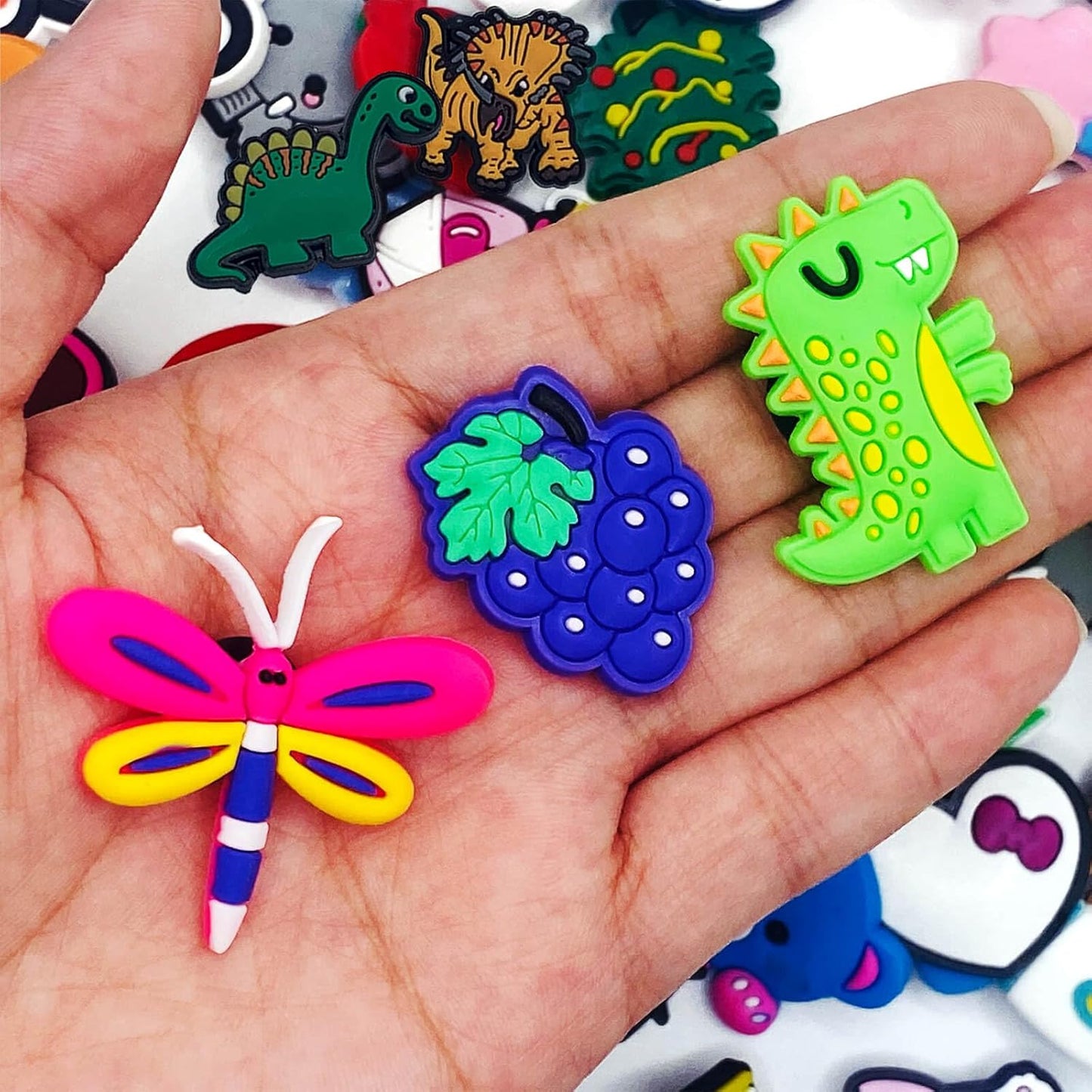 Cool Croc Charms for Kids - 50 Cartoon and Anime-Style Shoe Decoration Charms