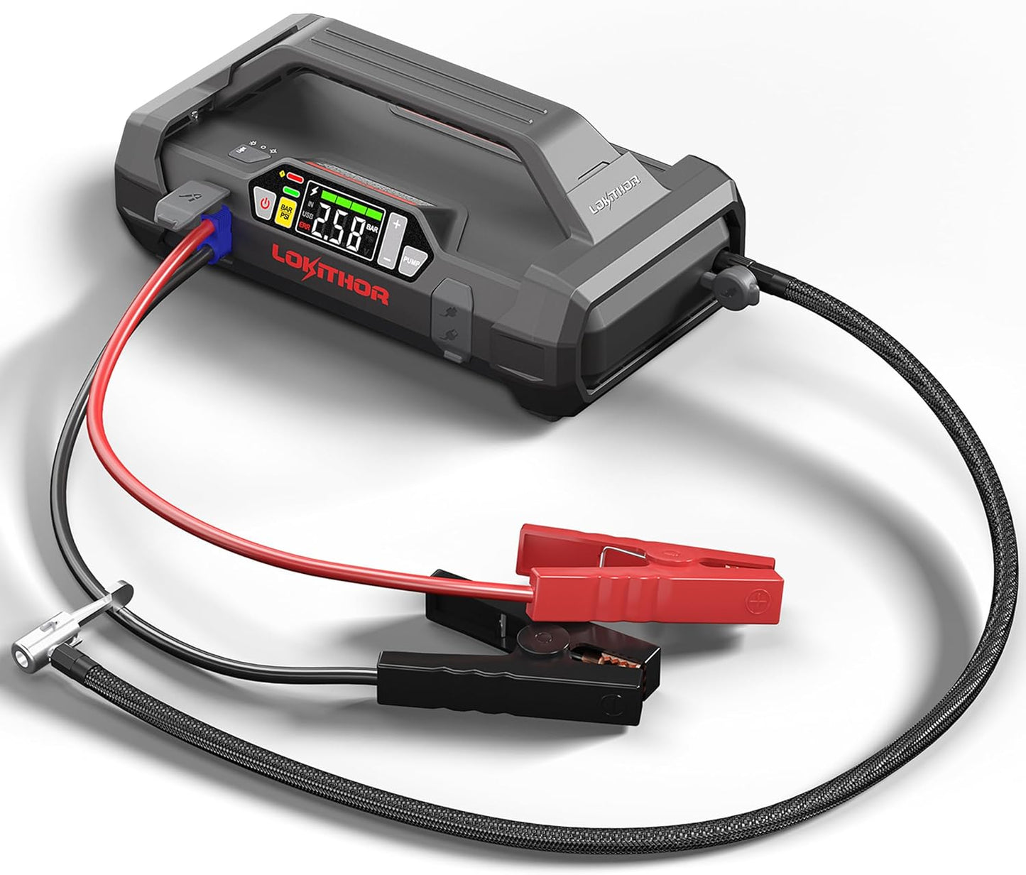 Maximize Your Vehicle's Uptime with Our 12V Jump Starter & Air Compressor for Cars & Trucks