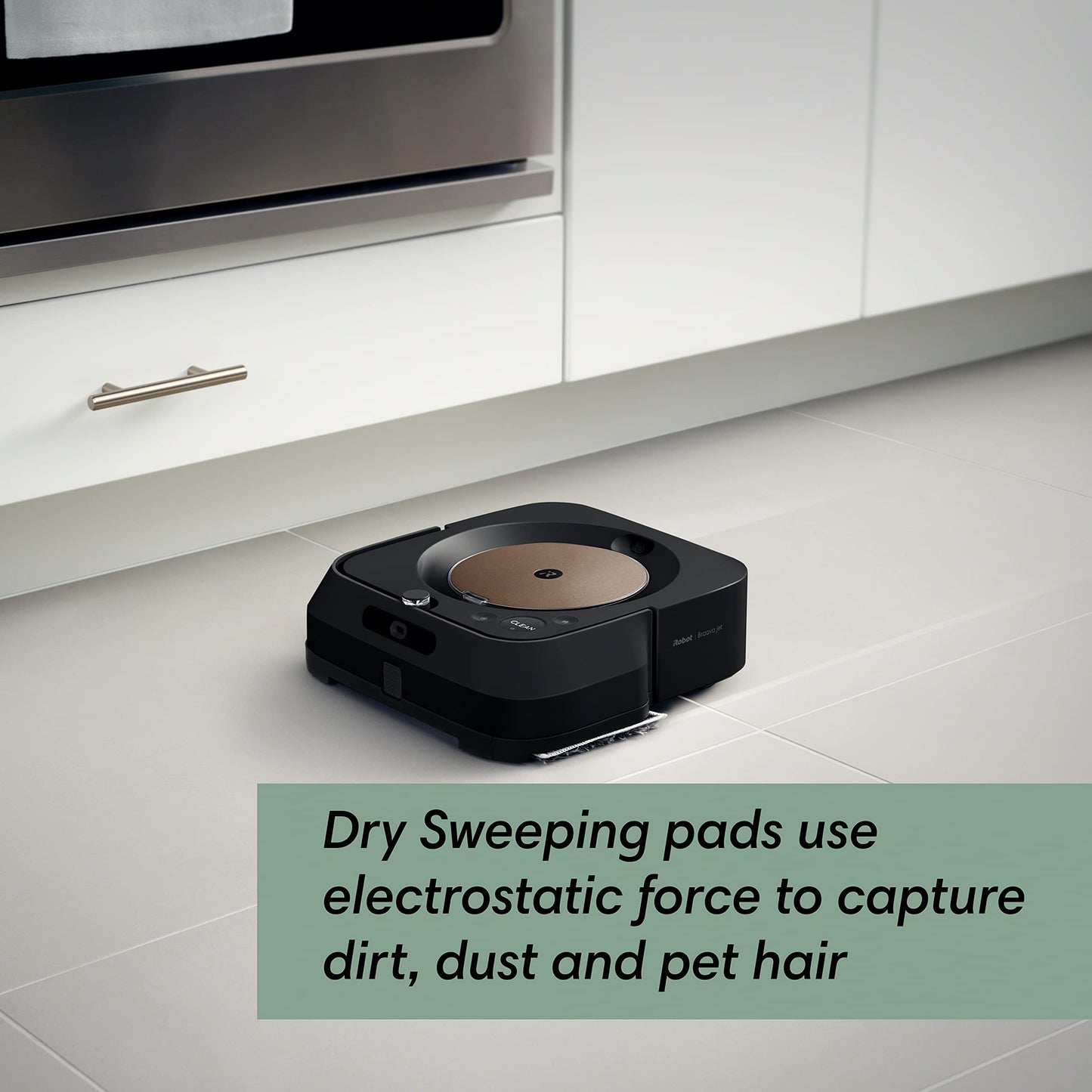 iRobot Braava Jet M6 (6012) Ultimate Robot Mop with Wi-Fi, Precision Jet Spray, Smart Mapping, Alexa and Google Assistant, Black