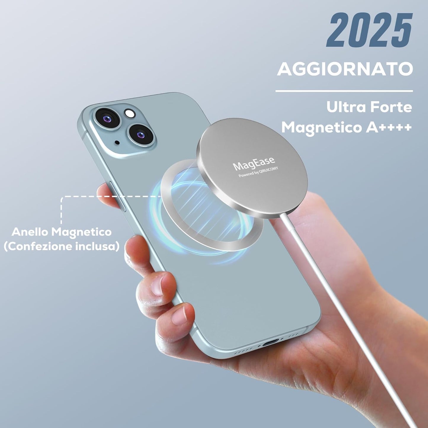 2-Pack 15W Magnetic Wireless Chargers – 32-Magnet Auto-Align, Fast Charge, Slim Design, Safety Temp Control & FOD – For 16/15/14/13/12 Series Magnetic Phones