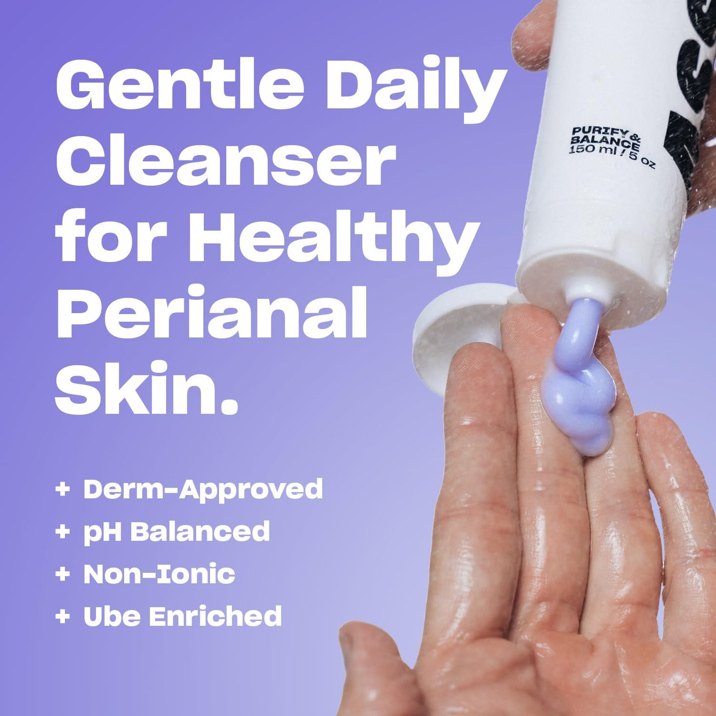 Asset Hole Cleanser - Gentle Perianal Daily Cleanser 5oz (150ml) - pH Balanced & Fragrance Free