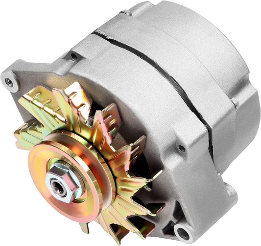 High Output 105Amp 3-Wire 10SI Self-Exciting Alternator for SBC BBC GM - Max Power & Efficiency