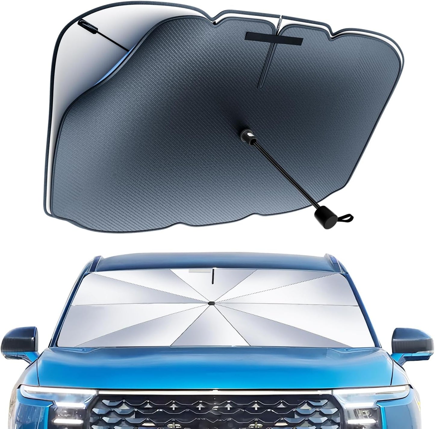 Protect Your Car Interior with a 6-Layer Titanium UV Shield Sunshade Umbrella