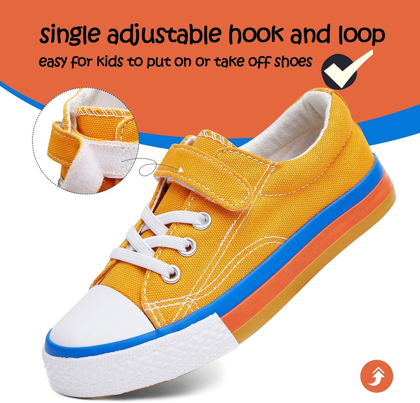 Toddler Canvas Sneakers Size 6: Stylish, Safe, Comfortable
