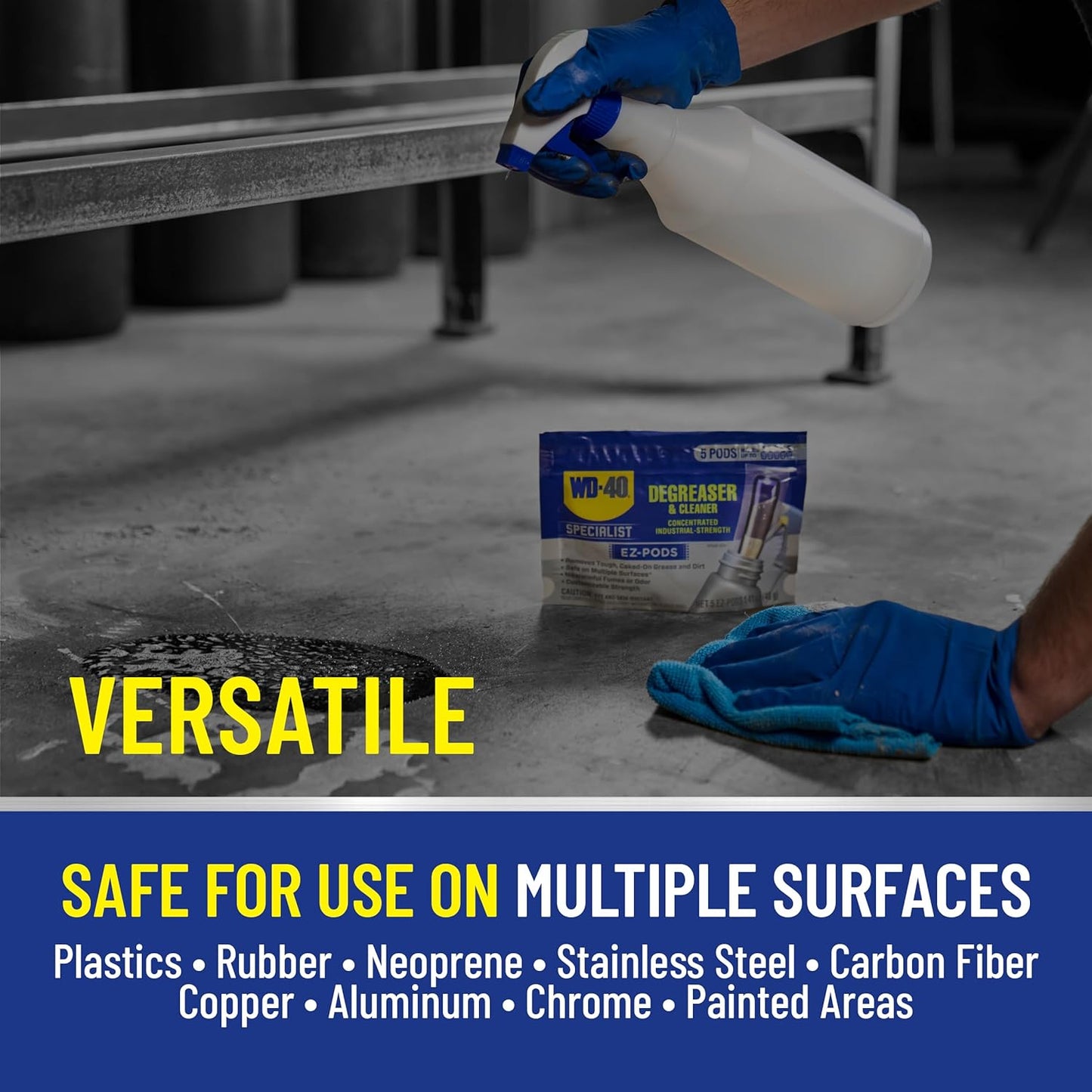 Maximize Efficiency with 20-Pack WD-40 Specialist Degreaser & Cleaner EZ-PODS - Multi-Surface, Custom Strength