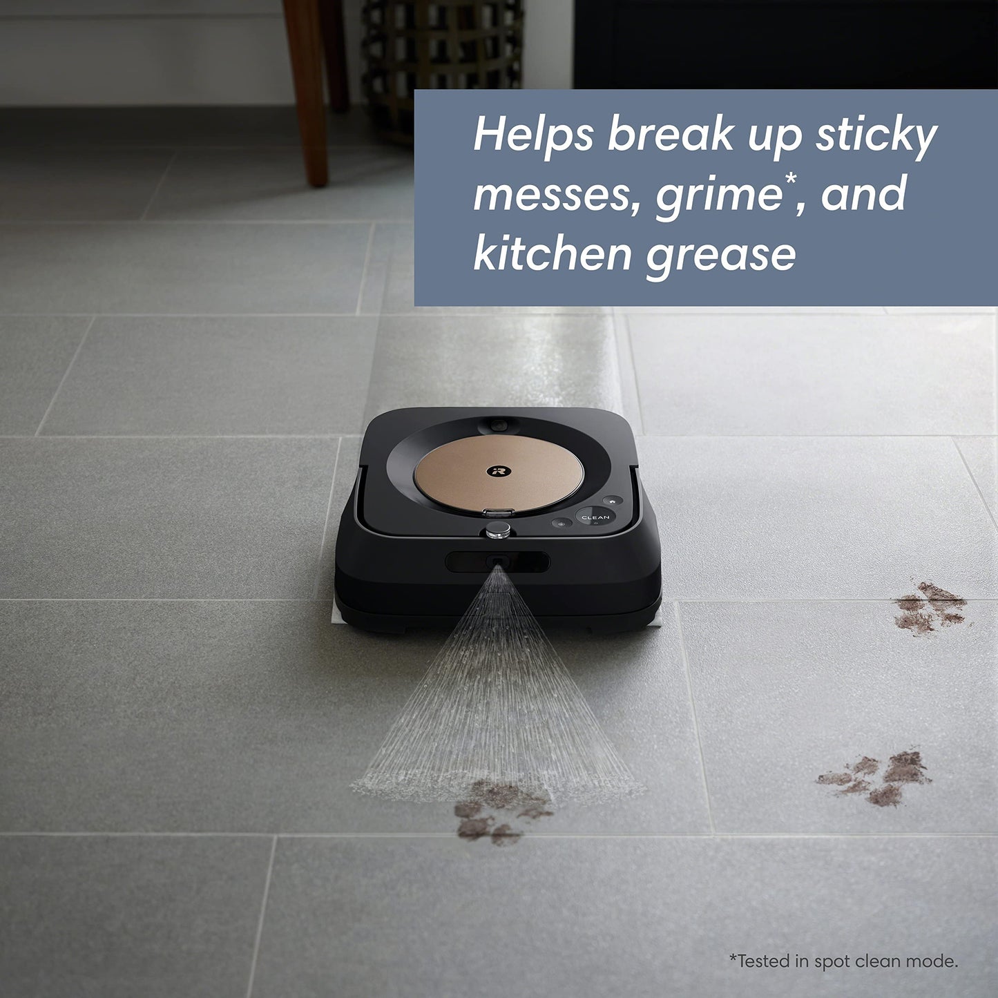 iRobot Braava Jet M6 (6012) Ultimate Robot Mop with Wi-Fi, Precision Jet Spray, Smart Mapping, Alexa and Google Assistant, Black