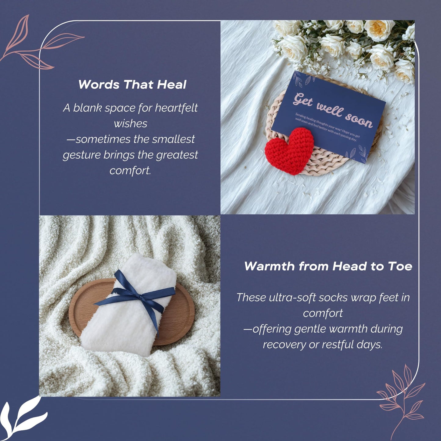 Get Well Soon Care Package Gift Basket for Women and Men with Hug Blanket, Fuzzy Socks, Scented Candle, and Mug - Surgery Recovery and Chemo Support