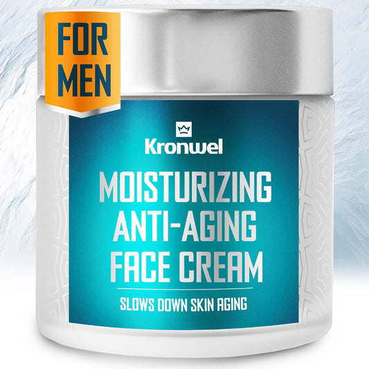 Maximize Skin Health: Organic Men's Face Moisturizer for Anti-Aging & Hydration - 4oz