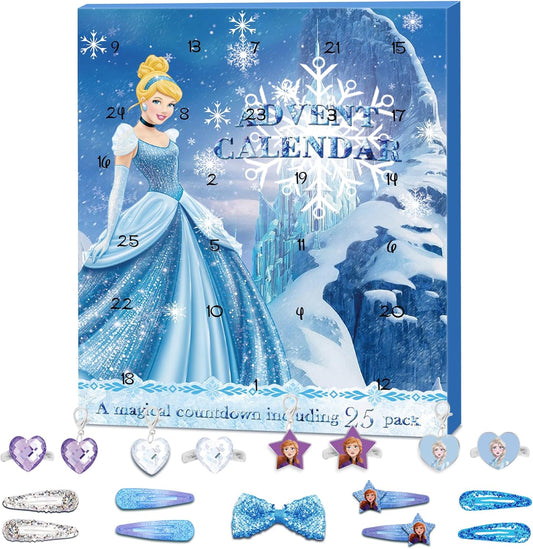 Girls Christmas Advent Calendar - 24 Day Countdown with DIY Charm Bracelet & Accessories
