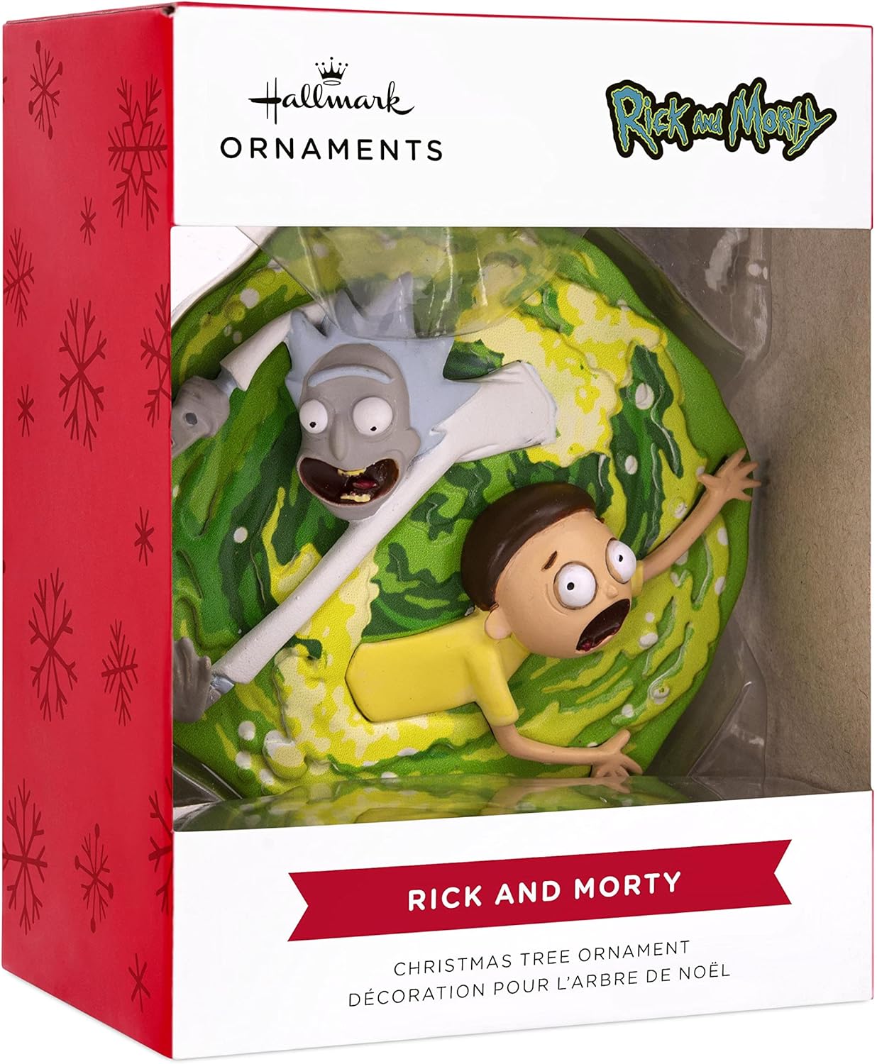 Dive Into the Holidays with the Rick and Morty Christmas Ornament: An Interdimensional Festive Decoration for Fans