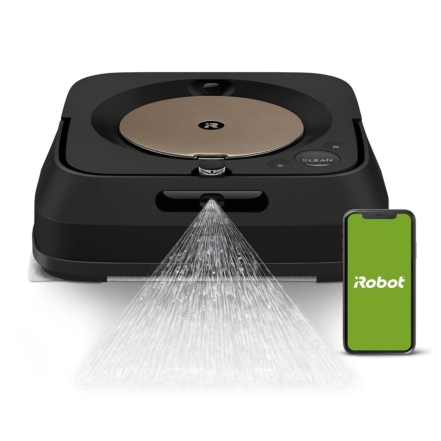 iRobot Braava Jet M6 (6012) Ultimate Robot Mop with Wi-Fi, Precision Jet Spray, Smart Mapping, Alexa and Google Assistant, Black