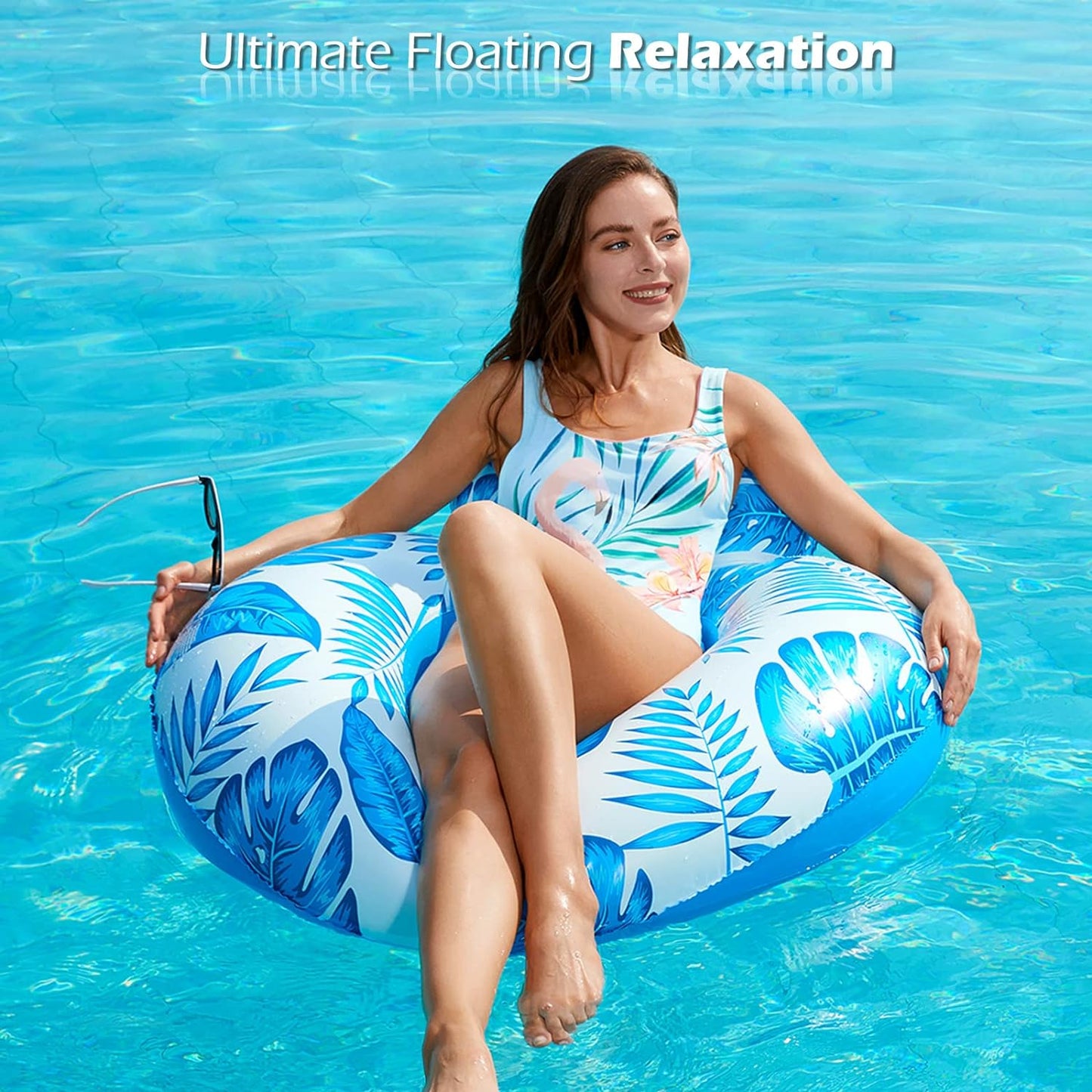 Ultimate Comfort Inflatable Pool Chair Float - Perfect for Pool, Lake, and Beach Relaxation