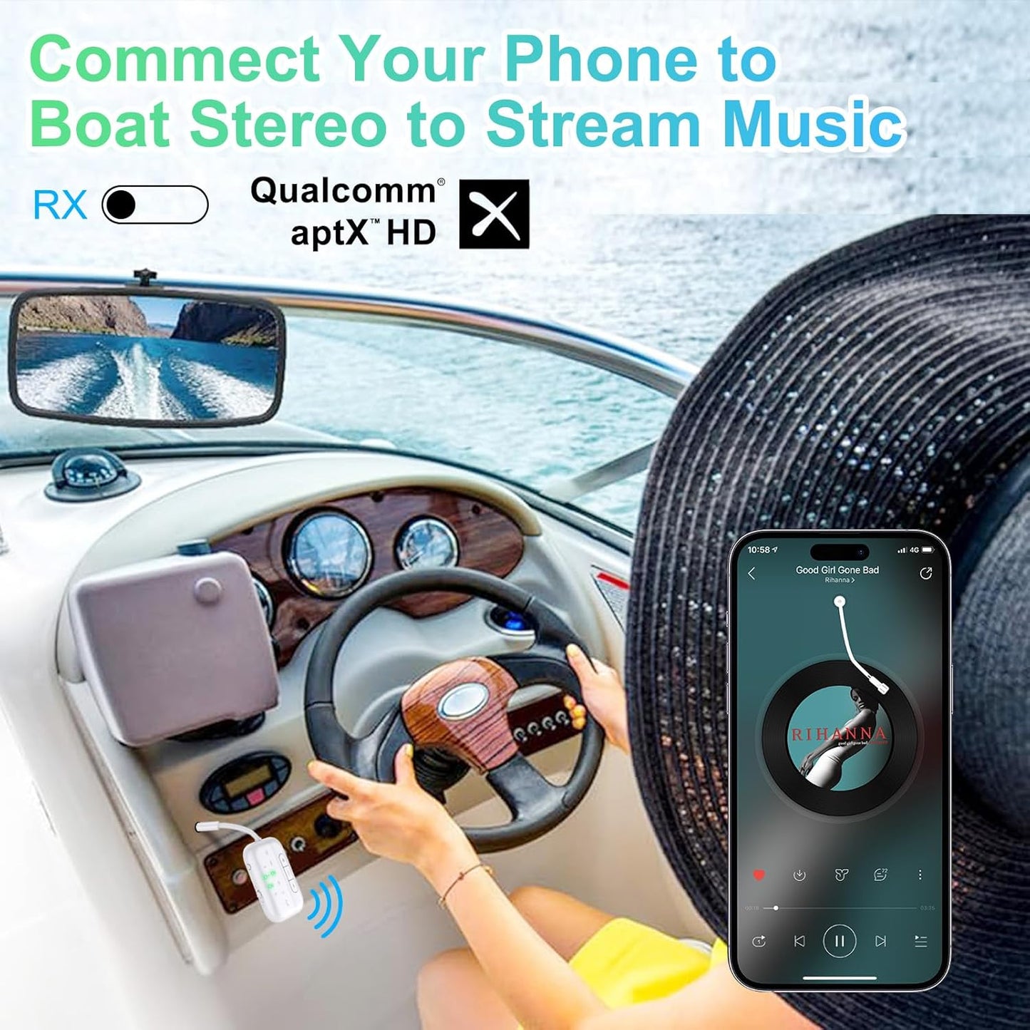 Discover Seamless Audio Streaming with Bluetooth V5.4 Transmitter Receiver for TV, PC, Gym & More