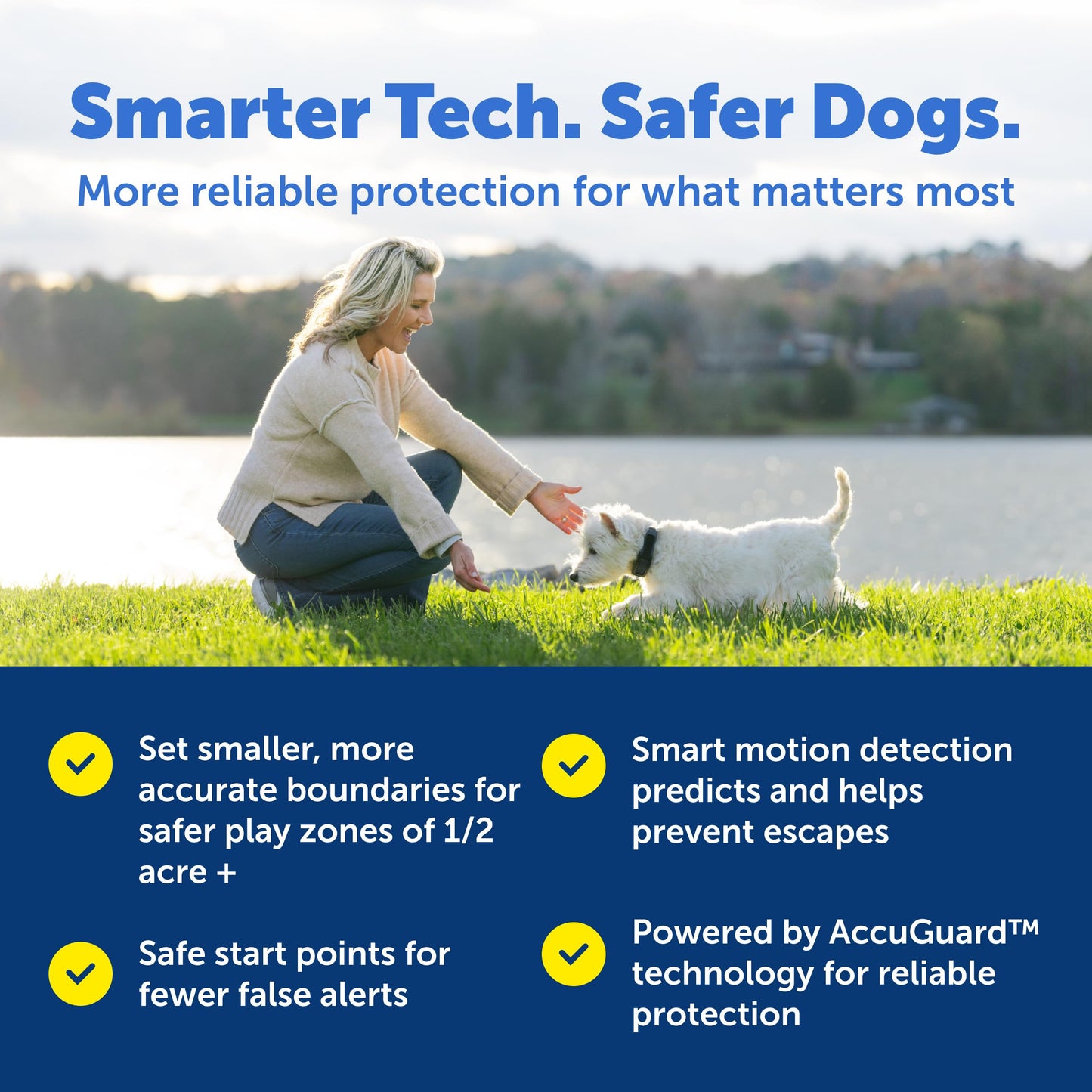 PetSafe Guardian GPS 2.0 Dog Fence + Real-Time Tracking System, Wireless Custom Boundaries, Waterproof Rechargeable Collar, Tone/Vibration/Static Levels, Subscription Required