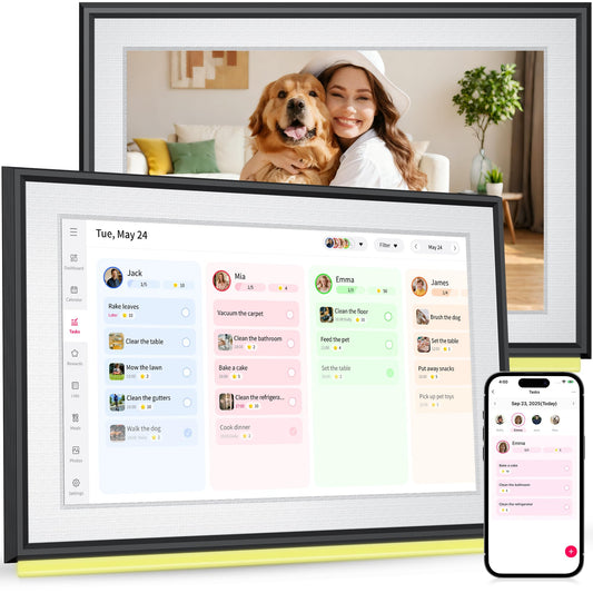 10.1″ Digital Calendar and Smart Touchscreen Interactive Display Organizer