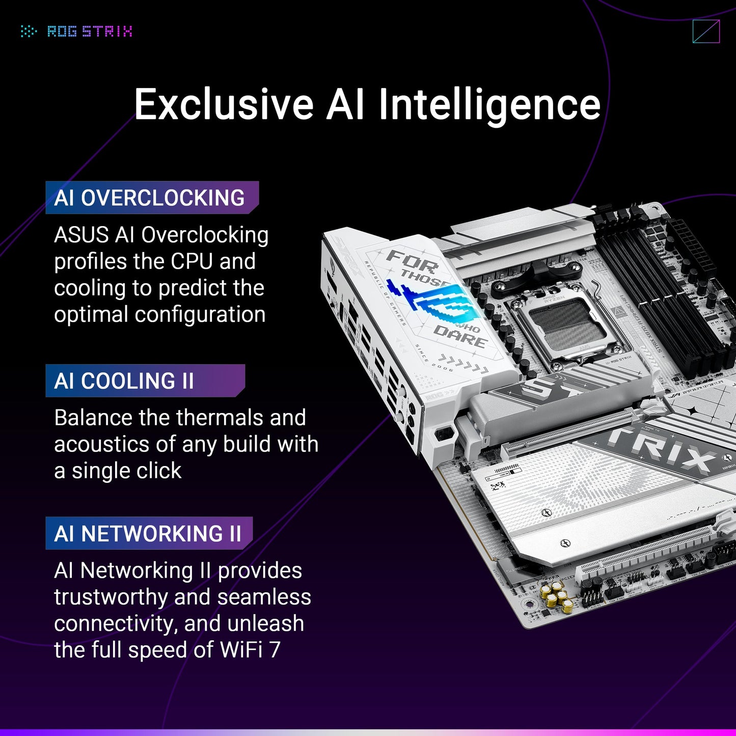 ASUS ROG Strix X870-A Gaming WiFi AMD AM5 ATX Motherboard