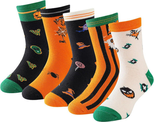 Boost Your Kid's Style with Fun & Funky Halloween Dress Socks for Boys Aged 8-12 - Novelty, Comfortable Cotton Socks for All Occasions