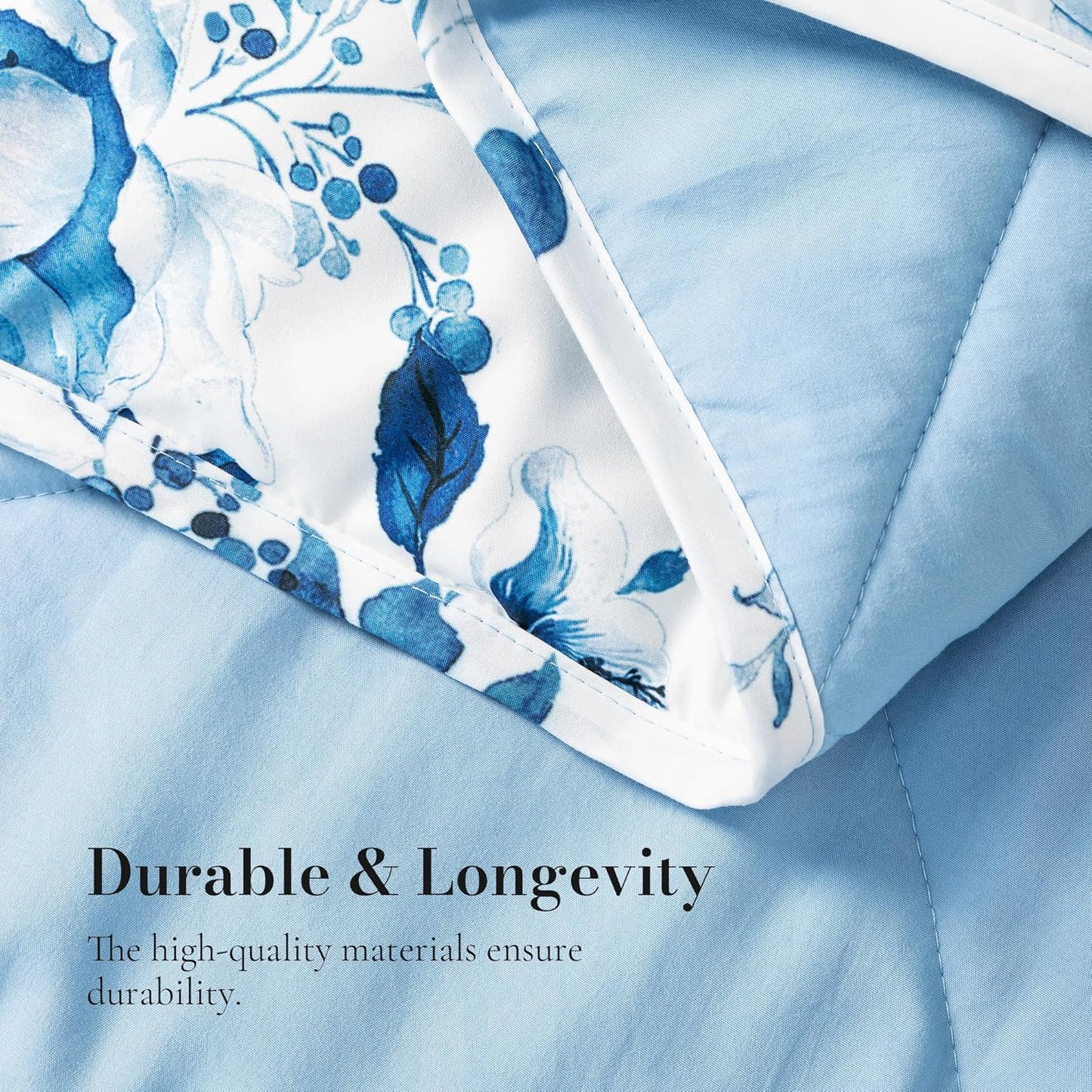 Queen Size Down Alternative Comforter Set: Warm, Hypoallergenic & Machine Washable