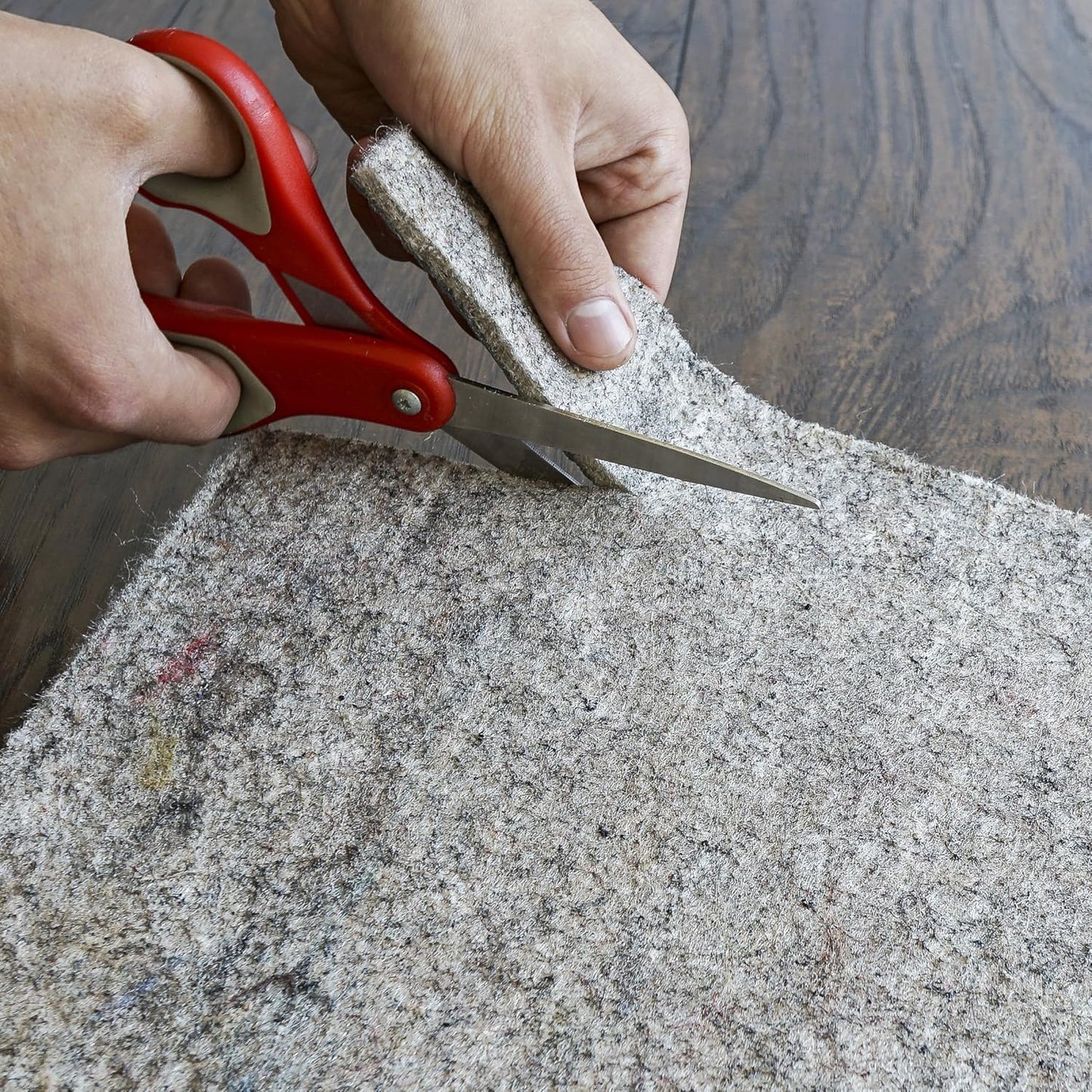 Non-Slip Rug Pad 2'x5' - 1/4" Thick Felt + Rubber for Hardwood Floors