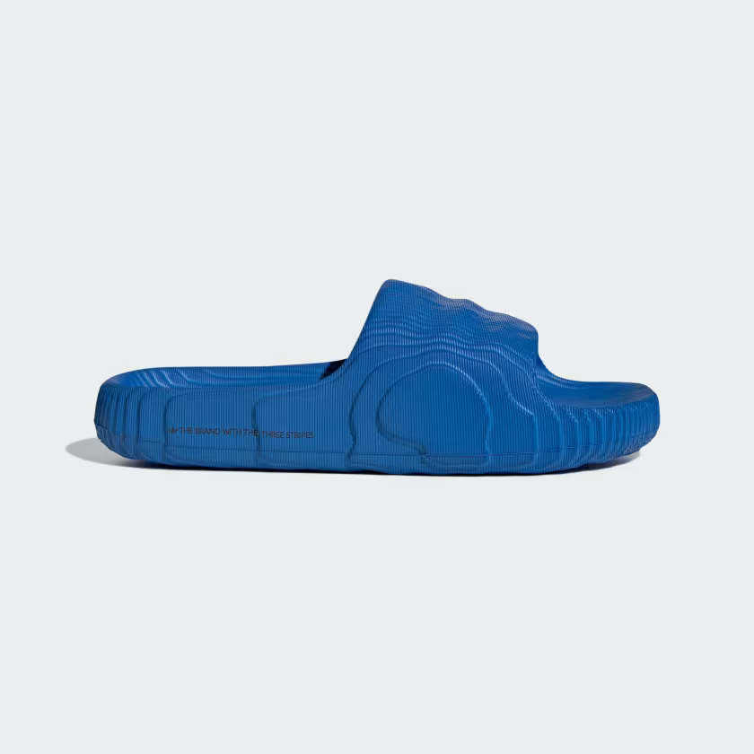 adidas Adilette 22 Slides Men's Size 10: Futuristic Comfort in Blue