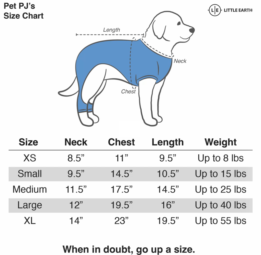 Detroit Football Team Pet Pajamas - Size Large Soft Stretch Pet Onesie with Team Graphics and Color-Matching Trim for Dogs and Cats