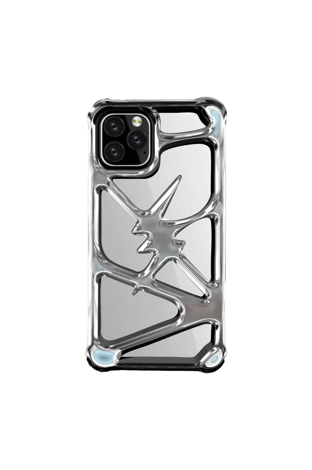 Official J Balvin Rayo Tour iPhone 16 Case - Retro-Futuristic Chrome Silver Protective Smartphone Cover with High-Voltage Graphics - Limited Merch