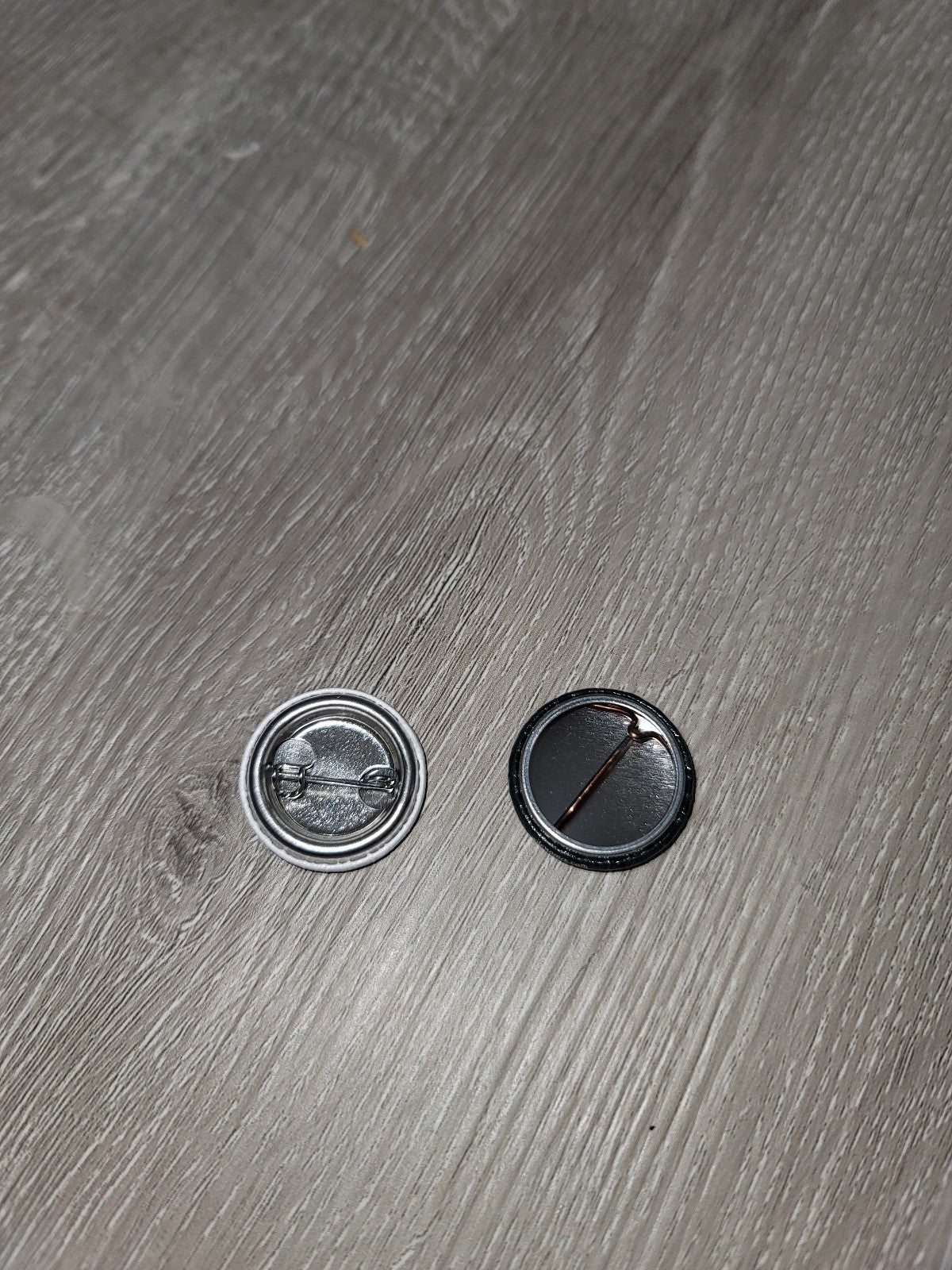 WILE 2 Pc Round Pin Back Button Set 50 Is the New 50 Remember the 80s Retro Novelty Pins