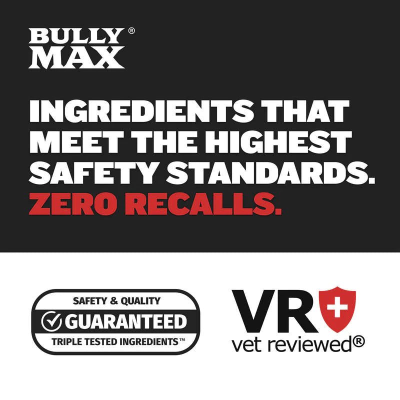 Achieve Healthy Weight Gain for Your Dog: Bully Max Power Chews with Probiotics and High Calories