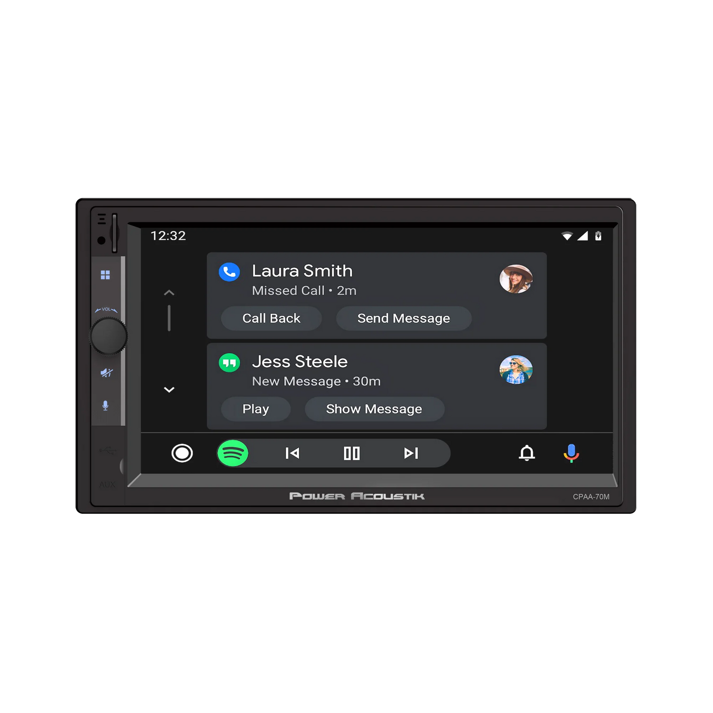 Complete Car Audio Upgrade: Car Play/Android Auto 7" Touchscreen & 6.5" Speakers