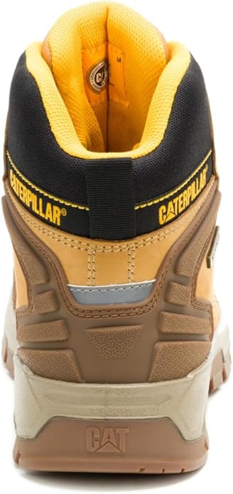 CAT Men's Striver XL 6 inch Waterproof Steel Toe Construction Boot - Honey Size 10