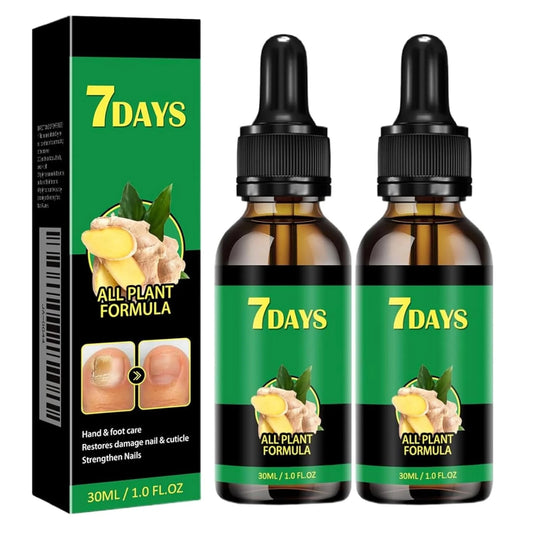 2-Pack Ginger Nail Treatment Serum, Nail Care Oil with Ginger Root Extract, Sunflower Seed Oil, Jojoba Oil & Allantoin, Daily Cuticle & Nail Care