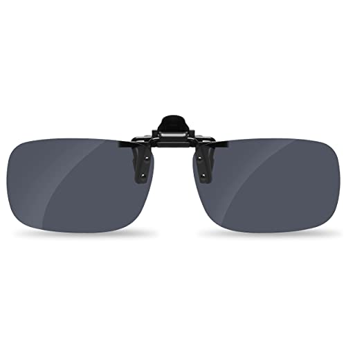 MVICRDU Clip on Sunglasses over Prescription Glasses for Men & Women Flip up Sunglasses Polarized UV Protection Lens CG3