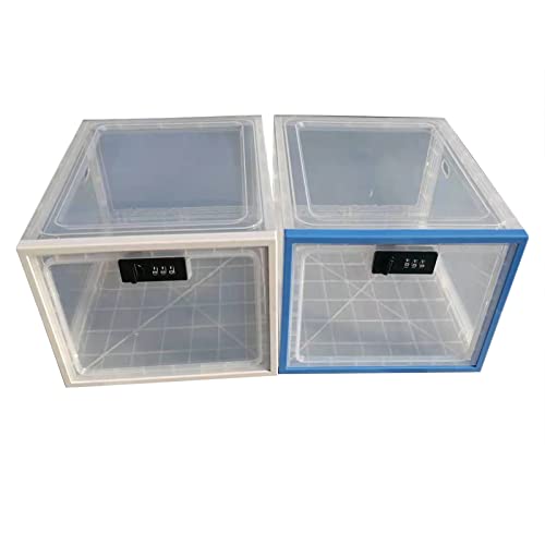 Versatile Transparent Lockable Box: Perfect for Home, Office, Fridge - Odorless, Durable Storage for Safety & Organization