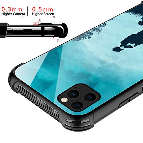 iPhone 12 Pro Case Green Reading Ninja Graphic for Girls Boys,Picture Pattern Design Shockproof Anti-Scratch Hard PC Back Case for Apple iPhone 12/12 Pro