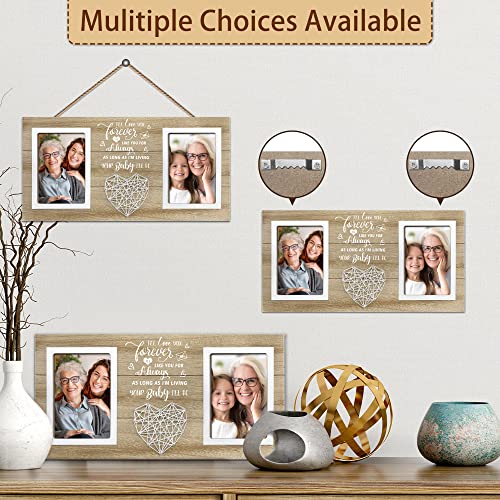 Cocomong Gifts for Grandma, Grandma Birthday Gifts Picture Frame, Grandma Gifts from Grandchildren, Granny, Nana Christmas Gifts - Holds 2 4x6 Inches Photos