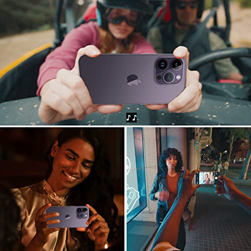 ULUQ Glass Screen Protector for iPhone 14 Pro Max 6.7Inch, HD Clear Tempered Glass Anti-Scratch, No Bubble, 3 Pack