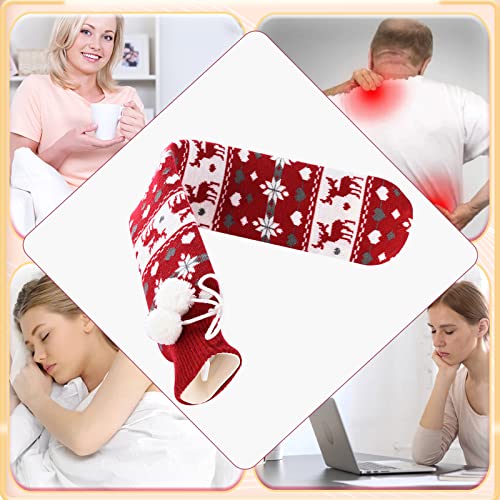 2L Large Natural Rubber Hot Water Bottle - Perfect for Pain Relief and Cozy Nights