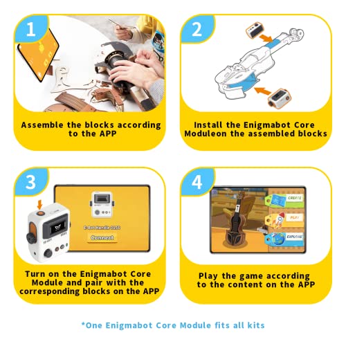 Enigmabot Educational Learning Games Violin Kit Interactive Music Game Over Ages 6 Family Games(Core Module Not Included)