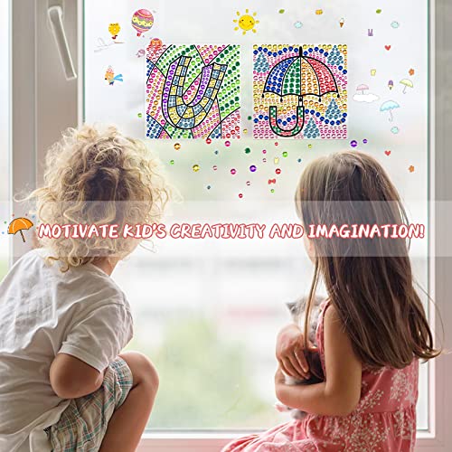 Umbrella/Letter U Suncatcher Window Diamond Painting Arts & Crafts Kit