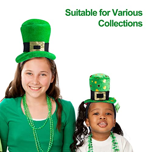 DoeDoe St. Patrick's Day Headbands green headband Set of 4, Woman Man and Kids St Patrick’s Day Costome Green Headbands Green Ireland Costume Hair Accessories for Adults and Children