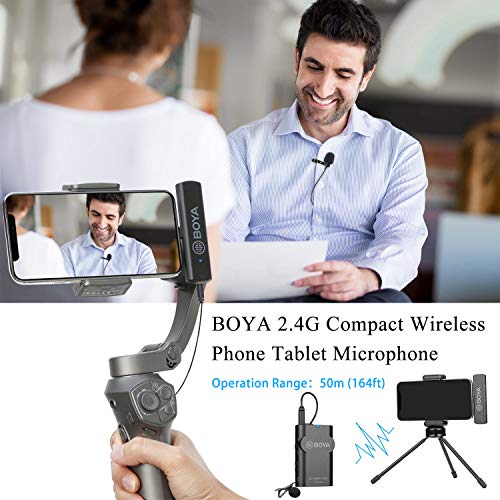 BOYA BY-WM4 PRO-K3 2.4 GHz Wireless Microphone System For iOS Devices